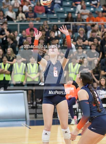 Thumbnail 1 in Seven Lakes vs Tompkins (UIL Volleyball 6A Regional Quarterfinal) photogallery.