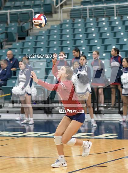 Thumbnail 2 in Seven Lakes vs Tompkins (UIL Volleyball 6A Regional Quarterfinal) photogallery.