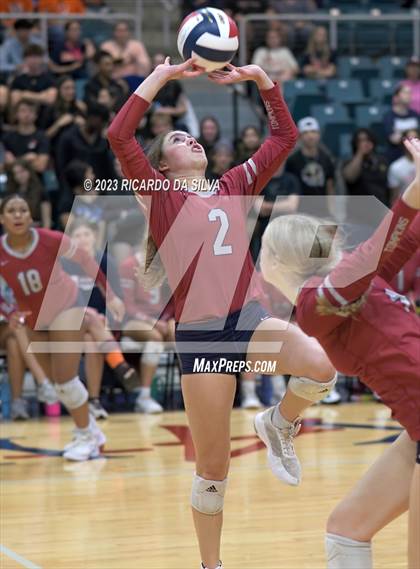 Thumbnail 3 in Seven Lakes vs Tompkins (UIL Volleyball 6A Regional Quarterfinal) photogallery.