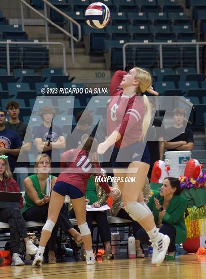 Thumbnail 1 in Seven Lakes vs Tompkins (UIL Volleyball 6A Regional Quarterfinal) photogallery.