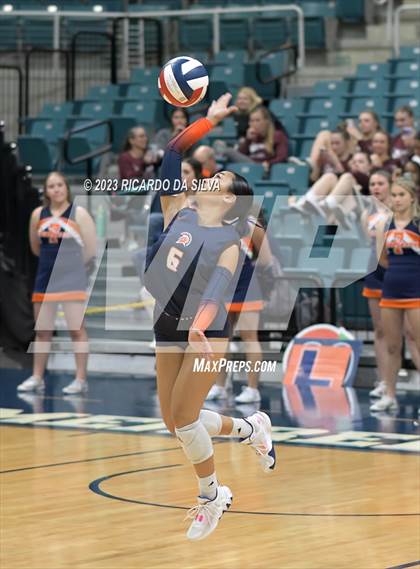 Thumbnail 1 in Seven Lakes vs Tompkins (UIL Volleyball 6A Regional Quarterfinal) photogallery.