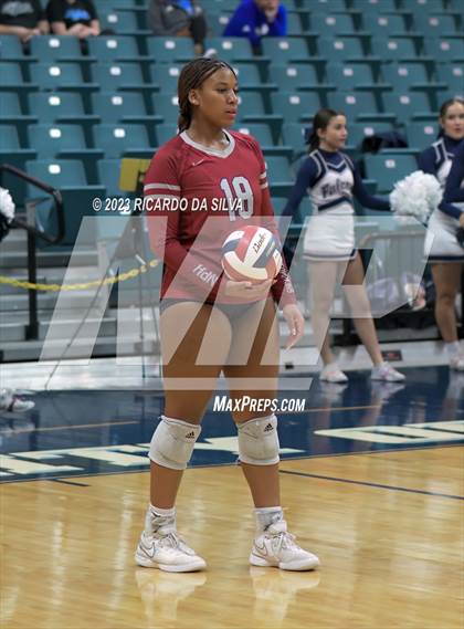 Thumbnail 1 in Seven Lakes vs Tompkins (UIL Volleyball 6A Regional Quarterfinal) photogallery.