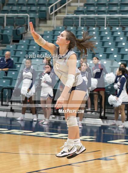 Thumbnail 2 in Seven Lakes vs Tompkins (UIL Volleyball 6A Regional Quarterfinal) photogallery.