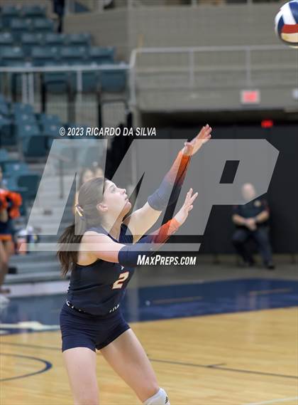 Thumbnail 2 in Seven Lakes vs Tompkins (UIL Volleyball 6A Regional Quarterfinal) photogallery.