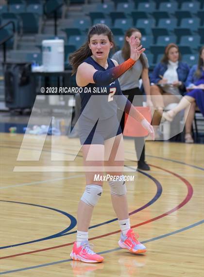 Thumbnail 1 in Seven Lakes vs Tompkins (UIL Volleyball 6A Regional Quarterfinal) photogallery.