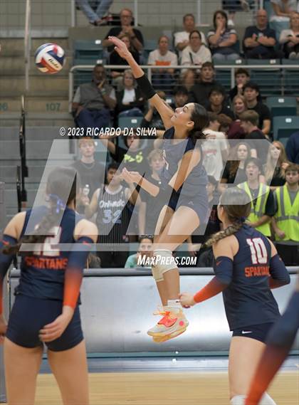 Thumbnail 3 in Seven Lakes vs Tompkins (UIL Volleyball 6A Regional Quarterfinal) photogallery.