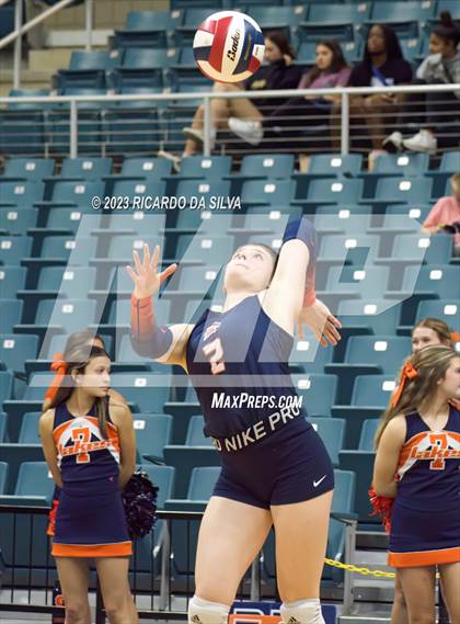 Thumbnail 2 in Seven Lakes vs Tompkins (UIL Volleyball 6A Regional Quarterfinal) photogallery.