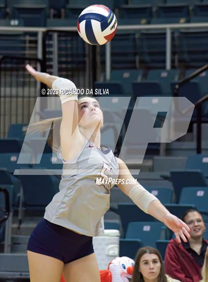 Thumbnail 3 in Seven Lakes vs Tompkins (UIL Volleyball 6A Regional Quarterfinal) photogallery.
