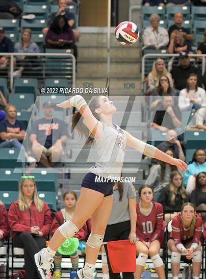 Thumbnail 3 in Seven Lakes vs Tompkins (UIL Volleyball 6A Regional Quarterfinal) photogallery.