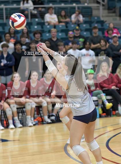 Thumbnail 3 in Seven Lakes vs Tompkins (UIL Volleyball 6A Regional Quarterfinal) photogallery.