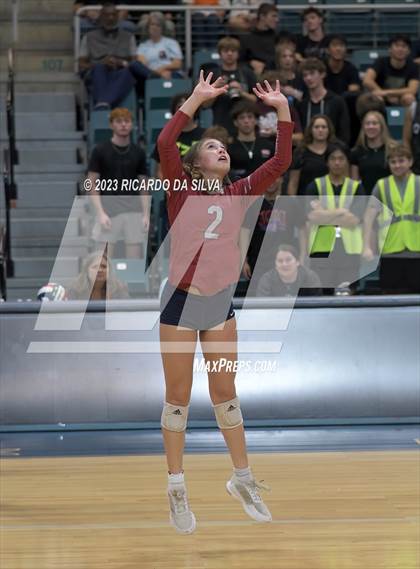 Thumbnail 3 in Seven Lakes vs Tompkins (UIL Volleyball 6A Regional Quarterfinal) photogallery.