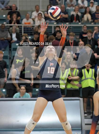 Thumbnail 1 in Seven Lakes vs Tompkins (UIL Volleyball 6A Regional Quarterfinal) photogallery.