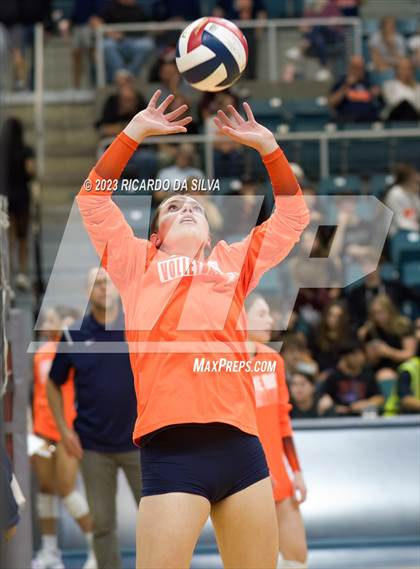 Thumbnail 3 in Seven Lakes vs Tompkins (UIL Volleyball 6A Regional Quarterfinal) photogallery.