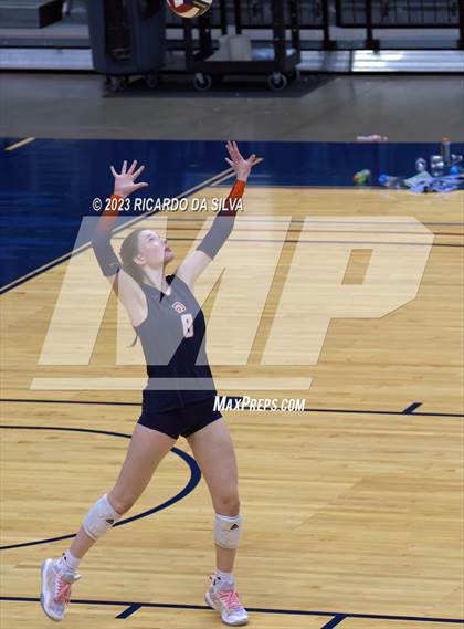 Thumbnail 1 in Seven Lakes vs Tompkins (UIL Volleyball 6A Regional Quarterfinal) photogallery.