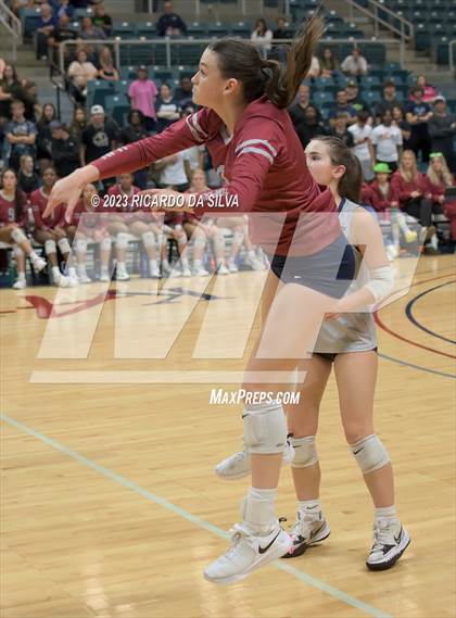 Thumbnail 3 in Seven Lakes vs Tompkins (UIL Volleyball 6A Regional Quarterfinal) photogallery.
