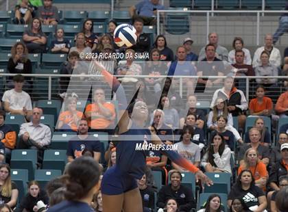 Thumbnail 2 in Seven Lakes vs Tompkins (UIL Volleyball 6A Regional Quarterfinal) photogallery.