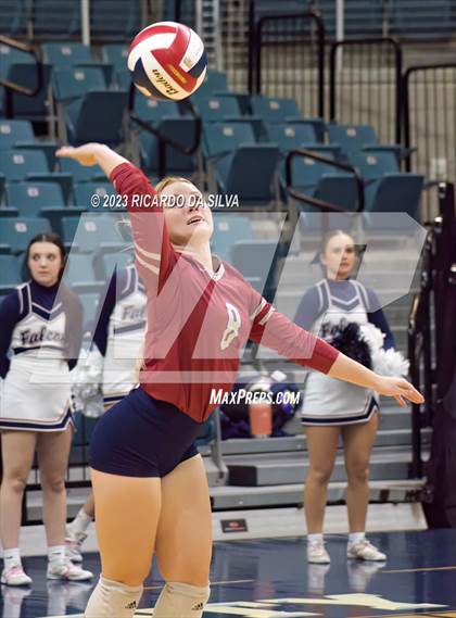 Thumbnail 1 in Seven Lakes vs Tompkins (UIL Volleyball 6A Regional Quarterfinal) photogallery.