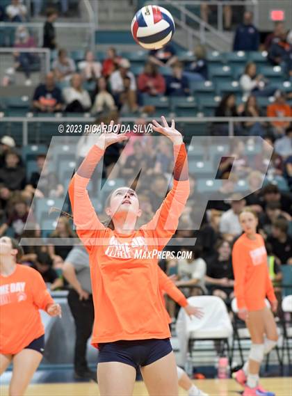Thumbnail 1 in Seven Lakes vs Tompkins (UIL Volleyball 6A Regional Quarterfinal) photogallery.