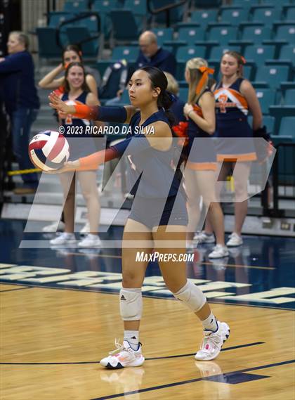 Thumbnail 1 in Seven Lakes vs Tompkins (UIL Volleyball 6A Regional Quarterfinal) photogallery.