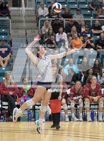 Thumbnail 1 in Seven Lakes vs Tompkins (UIL Volleyball 6A Regional Quarterfinal) photogallery.