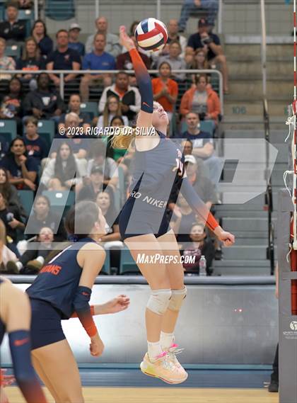 Thumbnail 2 in Seven Lakes vs Tompkins (UIL Volleyball 6A Regional Quarterfinal) photogallery.