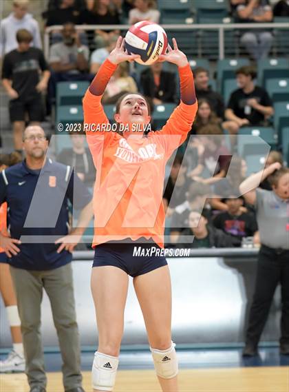 Thumbnail 1 in Seven Lakes vs Tompkins (UIL Volleyball 6A Regional Quarterfinal) photogallery.