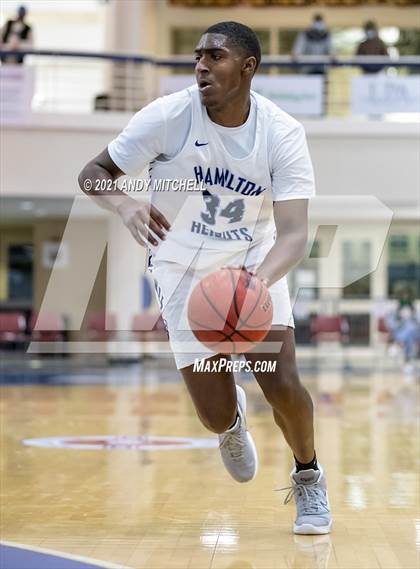 Thumbnail 2 in IMG Academy vs. Hamilton Heights Christian Academy photogallery.