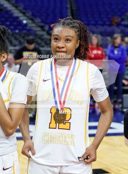 Thumbnail 3 in Summer Creek vs. Duncanville (UIL 6A Basketball Semifinal Medal Ceremony) photogallery.