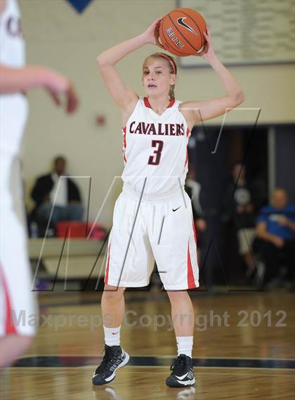 Thumbnail 2 in St. Mary's Academy vs. Clackamas (Nike Interstate Shootout) photogallery.