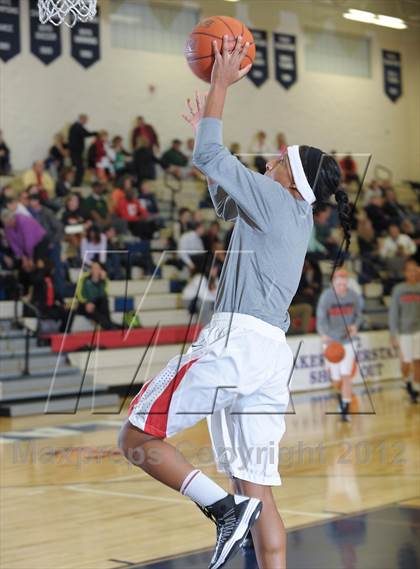 Thumbnail 1 in St. Mary's Academy vs. Clackamas (Nike Interstate Shootout) photogallery.