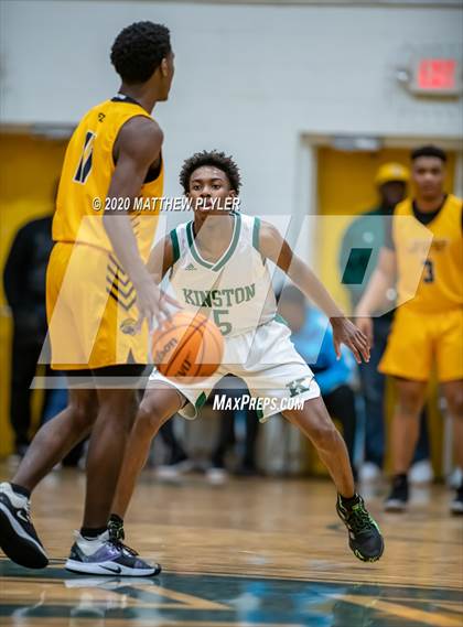 Thumbnail 1 in Farmville Central vs Kinston (Hoopstate MLK Classic - Kinston) photogallery.