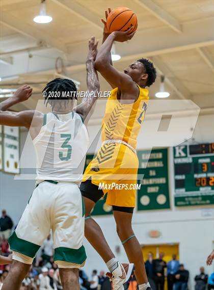 Thumbnail 1 in Farmville Central vs Kinston (Hoopstate MLK Classic - Kinston) photogallery.