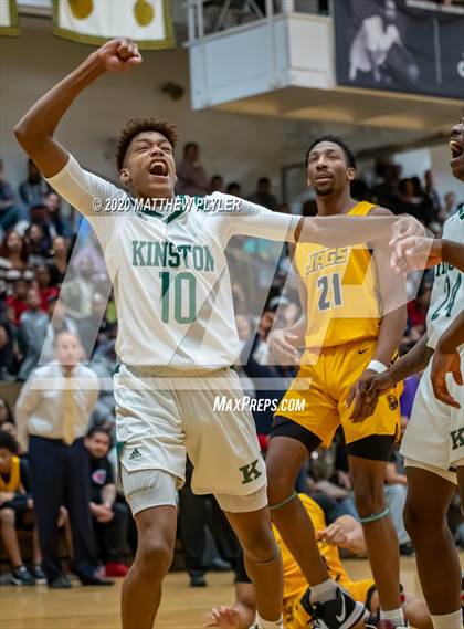 Thumbnail 3 in Farmville Central vs Kinston (Hoopstate MLK Classic - Kinston) photogallery.