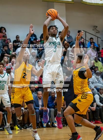 Thumbnail 1 in Farmville Central vs Kinston (Hoopstate MLK Classic - Kinston) photogallery.