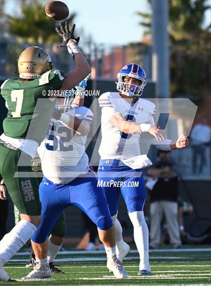 Thumbnail 2 in St. Bonaventure vs. Folsom (CIF State D1A Final) photogallery.