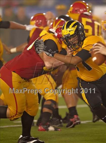 Thumbnail 3 in Del Oro vs. Oakdale (CIF SJS D3 Final) photogallery.