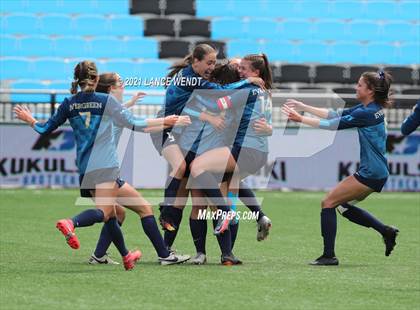 Thumbnail 2 in Evergreen vs. Holy Family (CHSAA 4A Championship) photogallery.