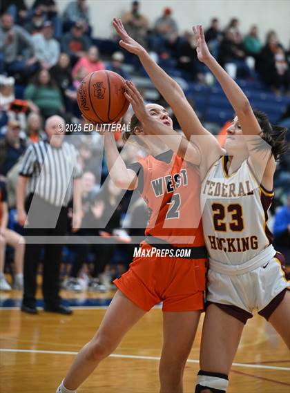 Thumbnail 2 in Federal Hocking vs. Portsmouth West photogallery.