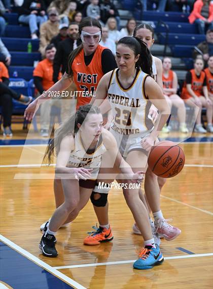 Thumbnail 2 in Federal Hocking vs. Portsmouth West photogallery.