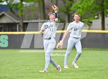Thumbnail 2 in Delta vs. Cowan (Delaware County Tournament - Semifinal) photogallery.