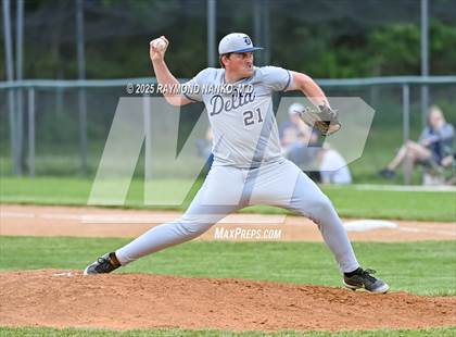 Thumbnail 2 in Delta vs. Cowan (Delaware County Tournament - Semifinal) photogallery.