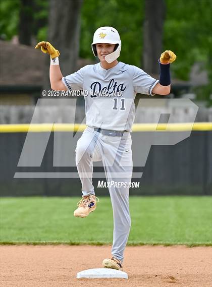 Thumbnail 1 in Delta vs. Cowan (Delaware County Tournament - Semifinal) photogallery.