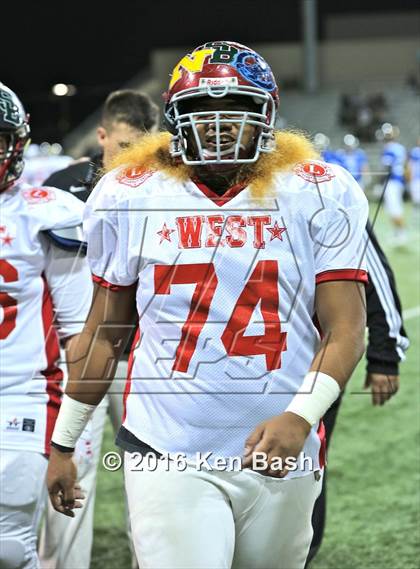 Thumbnail 2 in Ventura County East vs. West All-Star Game photogallery.