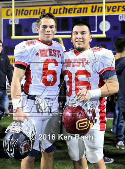 Thumbnail 3 in Ventura County East vs. West All-Star Game photogallery.