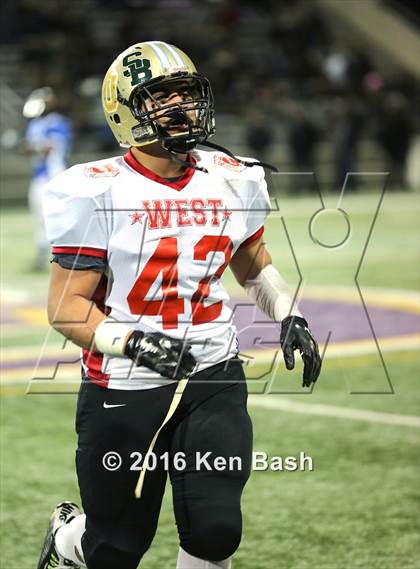 Thumbnail 2 in Ventura County East vs. West All-Star Game photogallery.