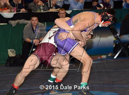 Thumbnail 3 in NYSPHSAA Wrestling Championships (Division 2 Quarterfinals) photogallery.