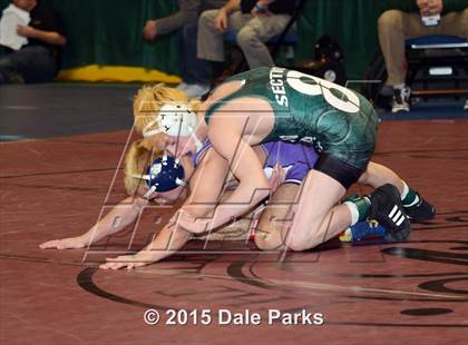 Thumbnail 2 in NYSPHSAA Wrestling Championships (Division 2 Quarterfinals) photogallery.