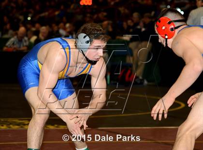 Thumbnail 2 in NYSPHSAA Wrestling Championships (Division 2 Quarterfinals) photogallery.