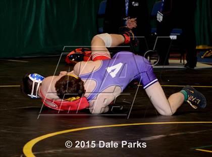 Thumbnail 1 in NYSPHSAA Wrestling Championships (Division 2 Quarterfinals) photogallery.