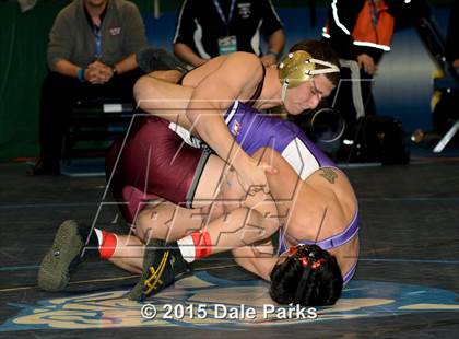 Thumbnail 1 in NYSPHSAA Wrestling Championships (Division 2 Quarterfinals) photogallery.
